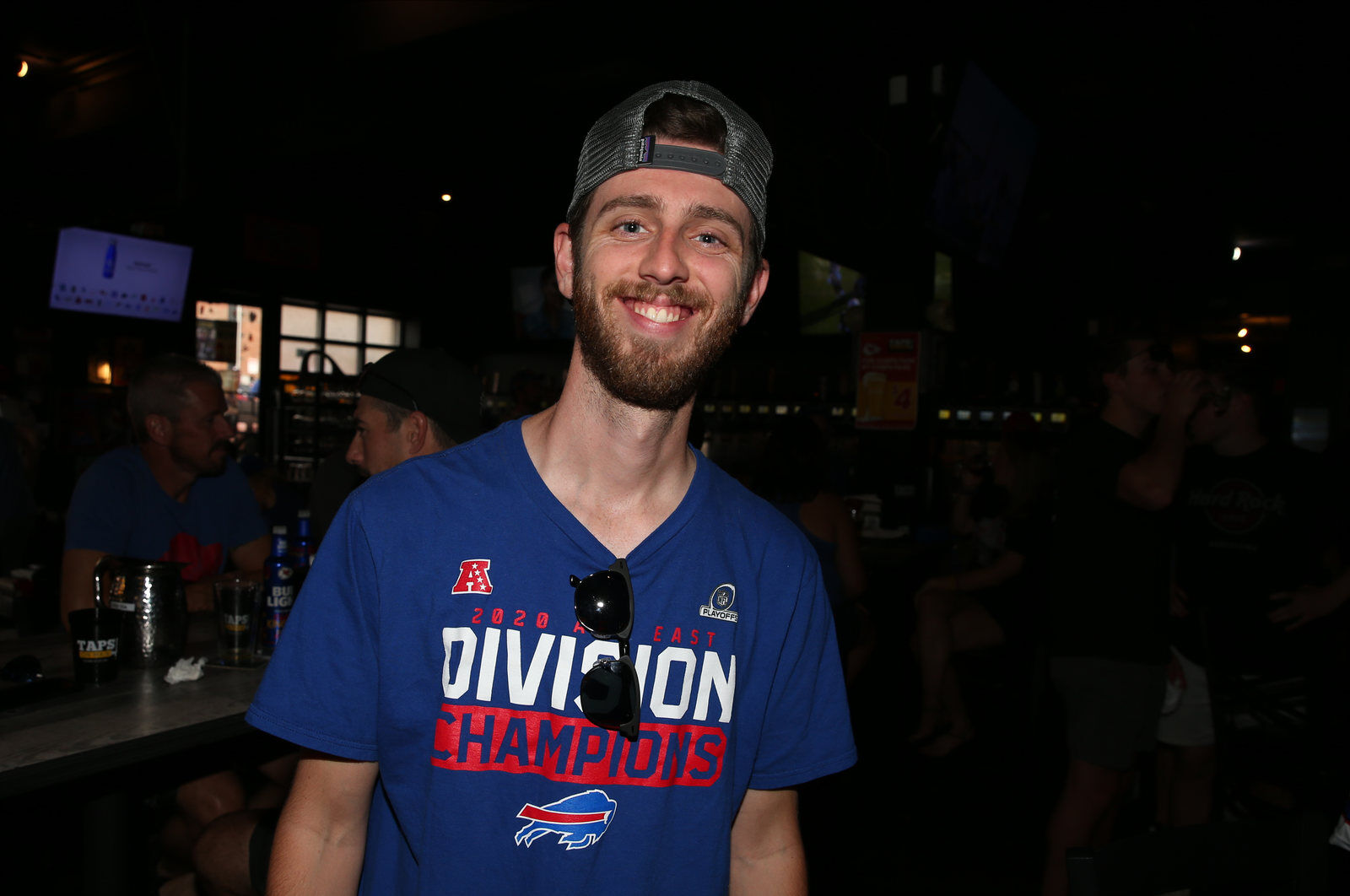 Buffalo Bills backers took over the the Taps on Main Bar